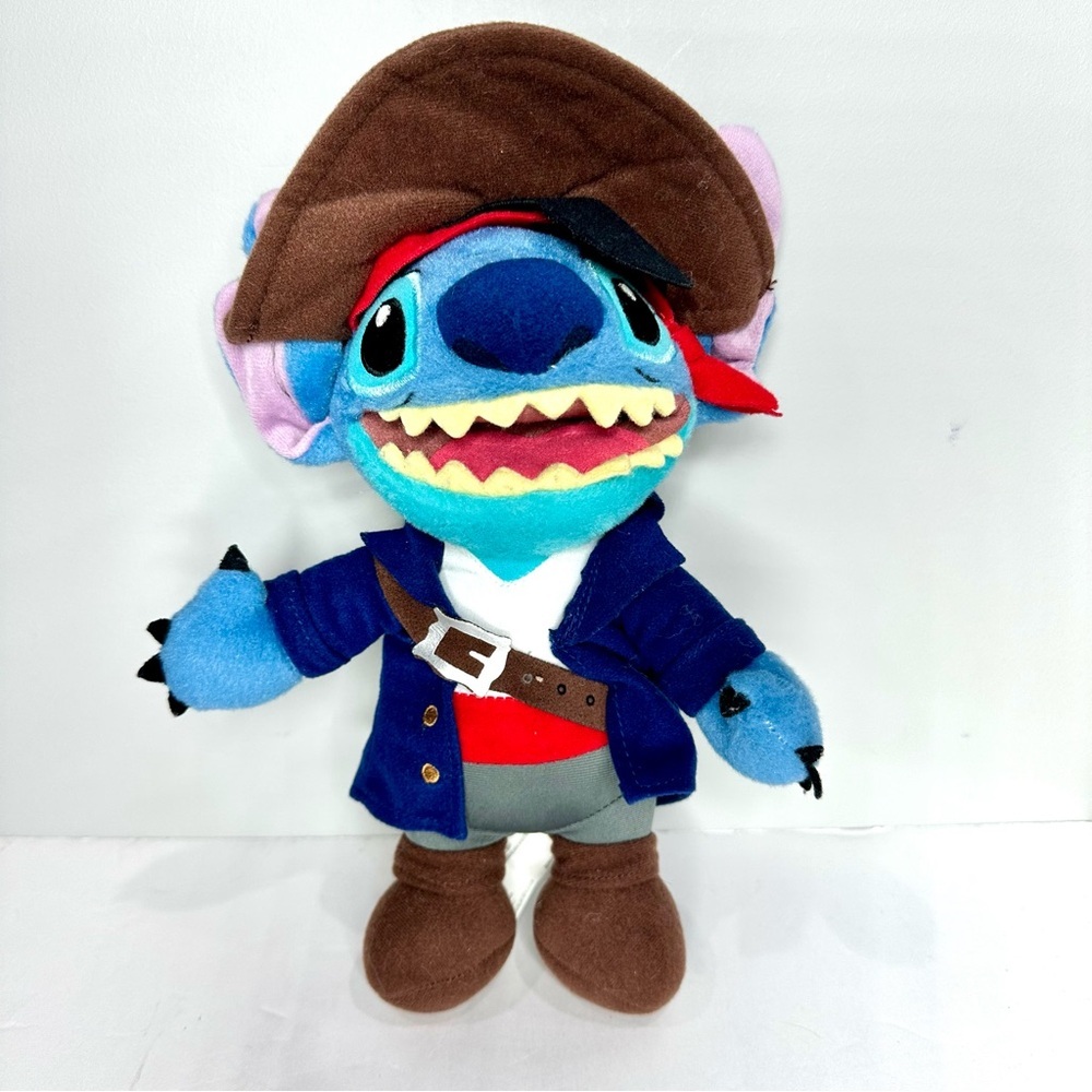 Disney Parks Stitch dressed as Pirate Plush Toy